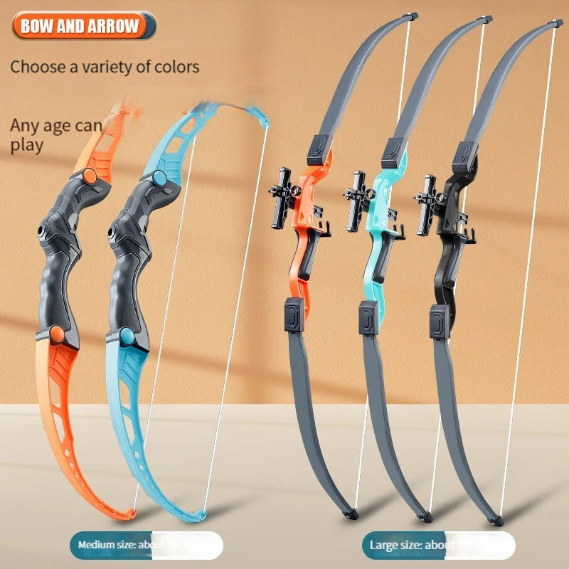 52cm Children's Bow and Arrow Set for Archery Practice - Outdoor Shooting Toy with Target, Ideal Gift for Boys